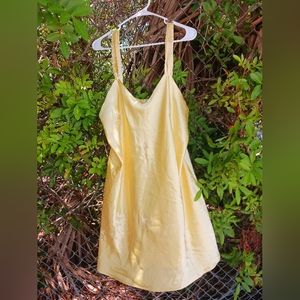 Vintage Yellow Floral Slip Size 1X